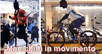 manichini in movimento per vetrine innovative
